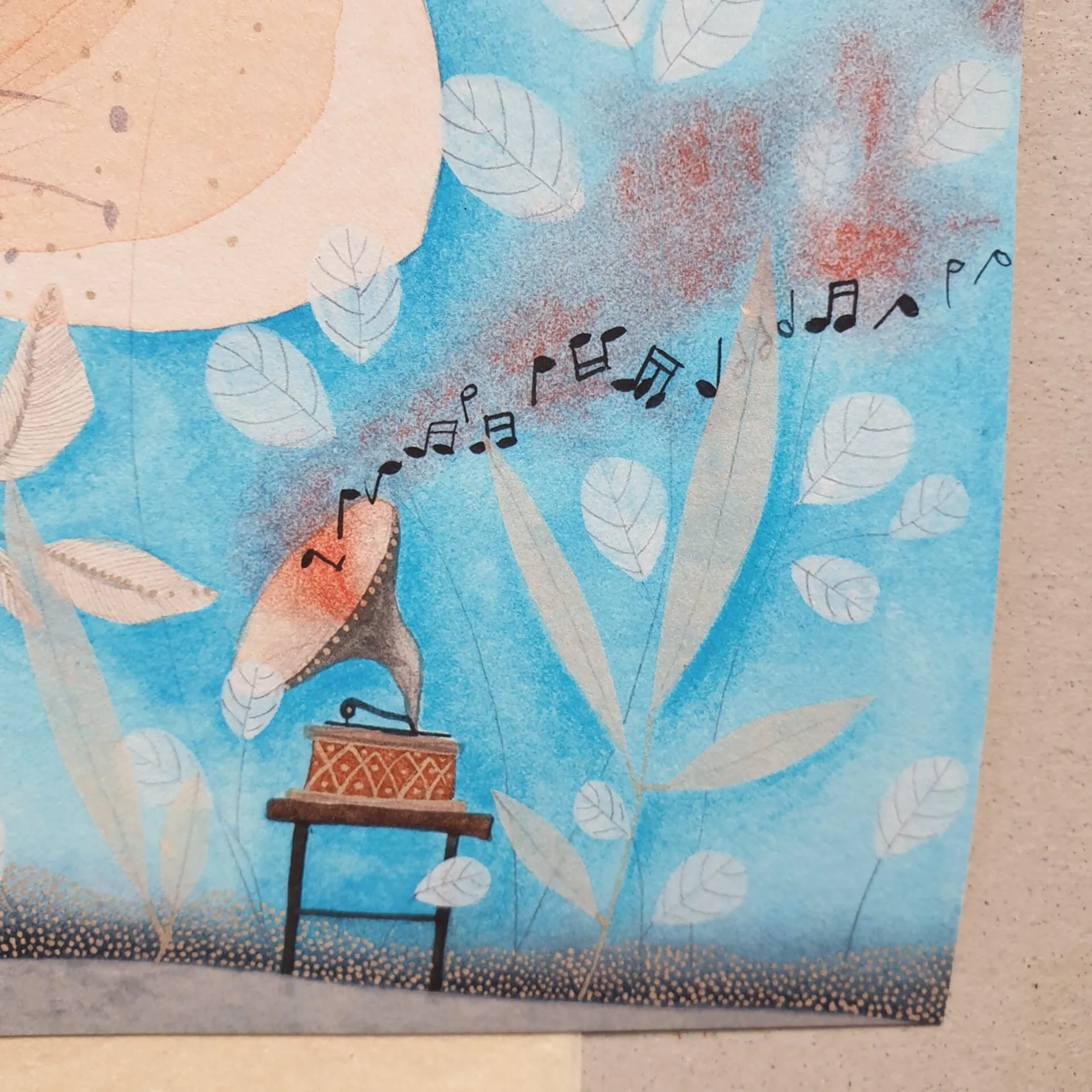 Art Print "Blue Song" 200x200 mm - Image 4