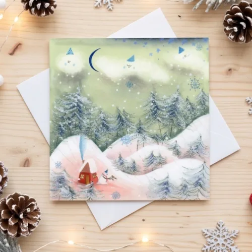 Greeting Card "Green Winter"