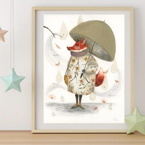 Art Print "Autumn Lady" A3