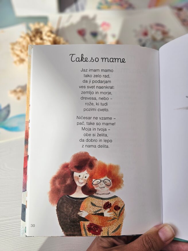 zbirka pesmi Moji mamici