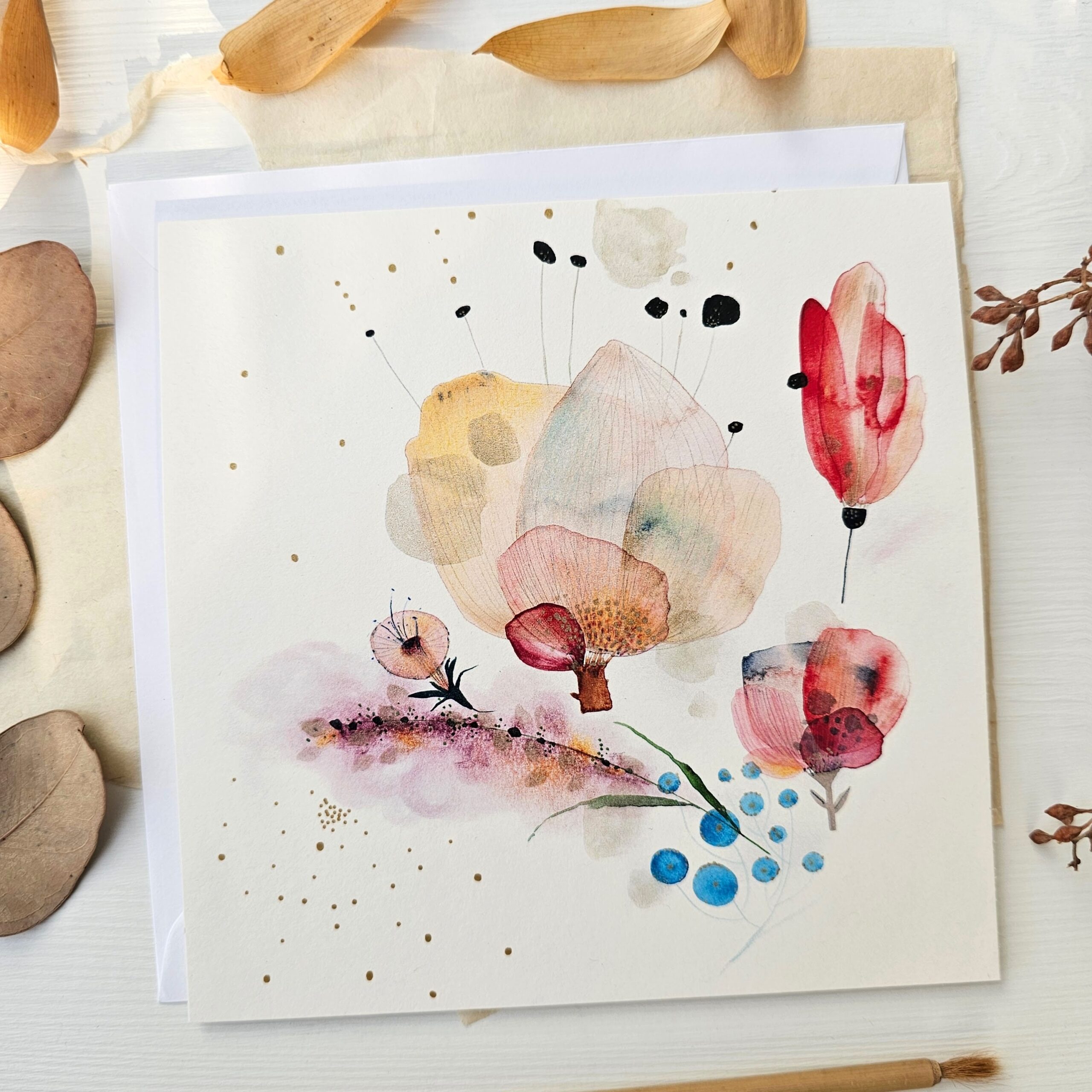 Voščilnica Rože ANA