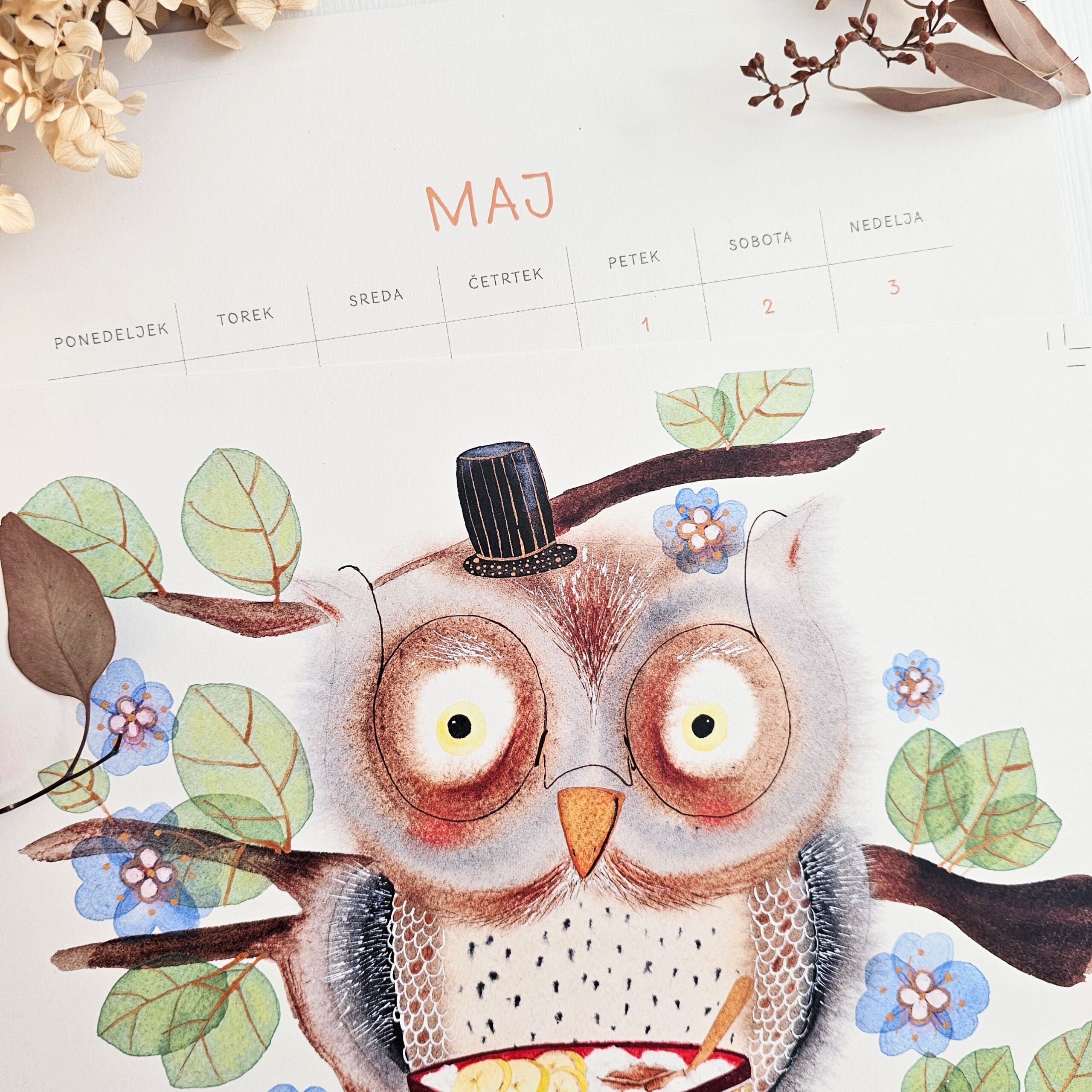 Ilustrirani stenski koledar 2026 - slika 7