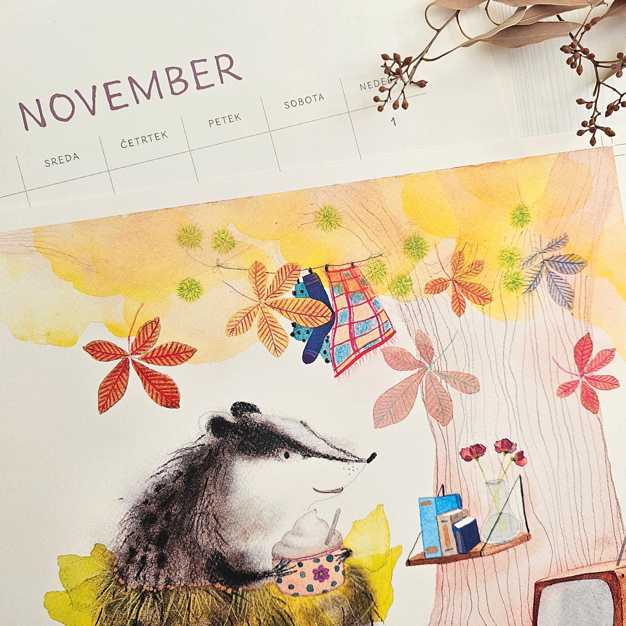 Ilustrirani stenski koledar 2026 - slika 10