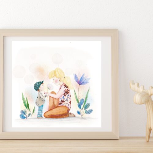 Umetniška grafika Ti 23x23